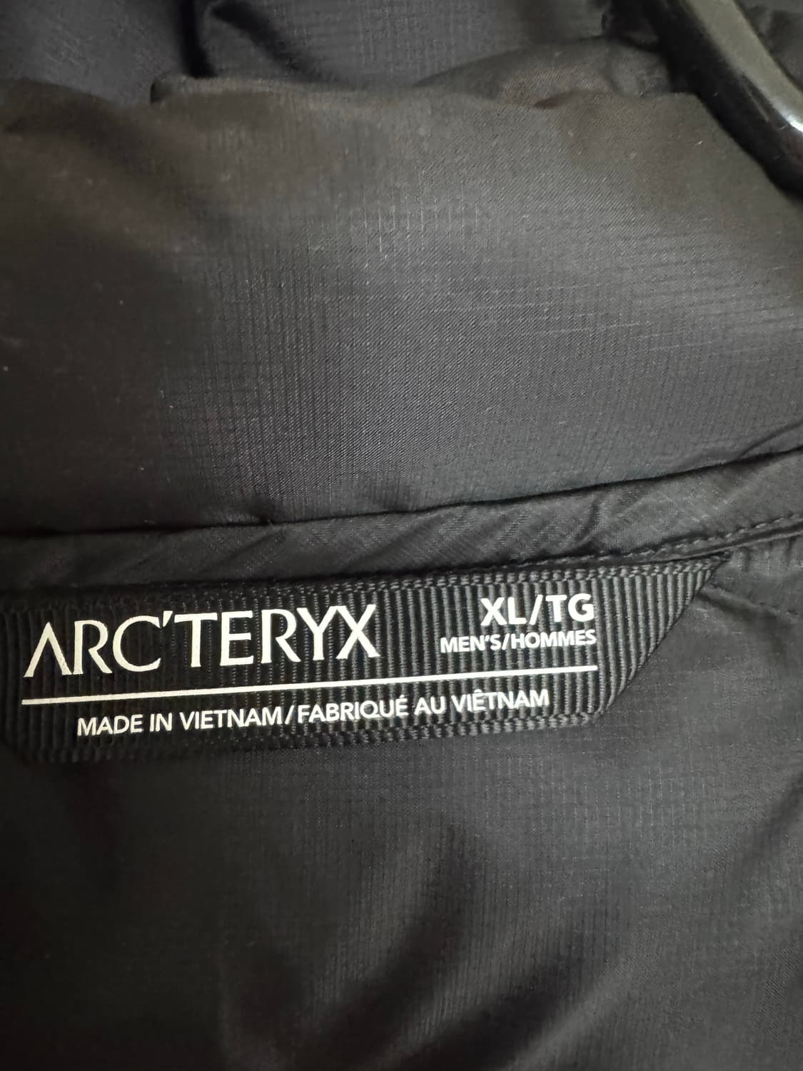 XL 아크테릭스 세륨 패딩